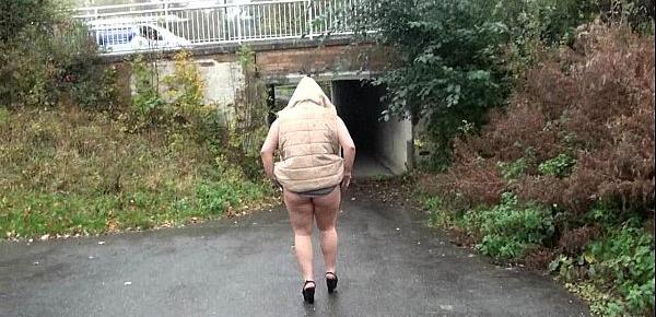  Chubby amateur babes public exhibitionism and busty flashers outdoor exposure